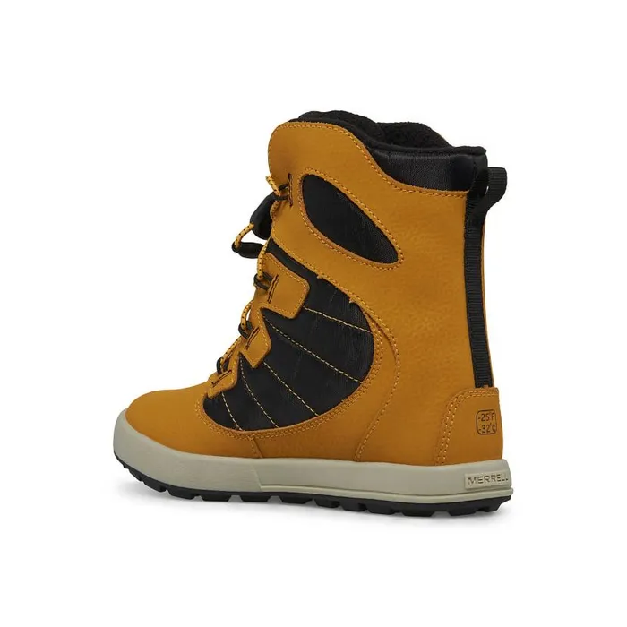 Snow Bank 40 Waterproof Boot Wheatblack Kids Merrell Boots Snow Bank 40 Waterproof Boot Wheatblack Kids Merrell Boots