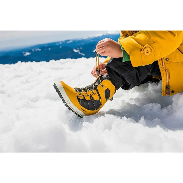 Snow Bank 40 Waterproof Boot Wheatblack Kids Merrell Boots Snow Bank 40 Waterproof Boot Wheatblack Kids Merrell Boots