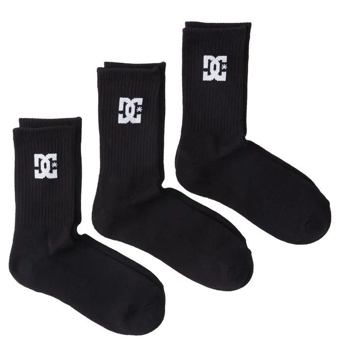 Socks DC Crew 3Pack Crew Socks black 8211 DC Shoes Men