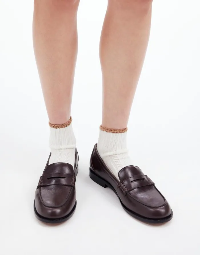 Socks Women Madewell TwoPack Ankle Socks Dark Camel