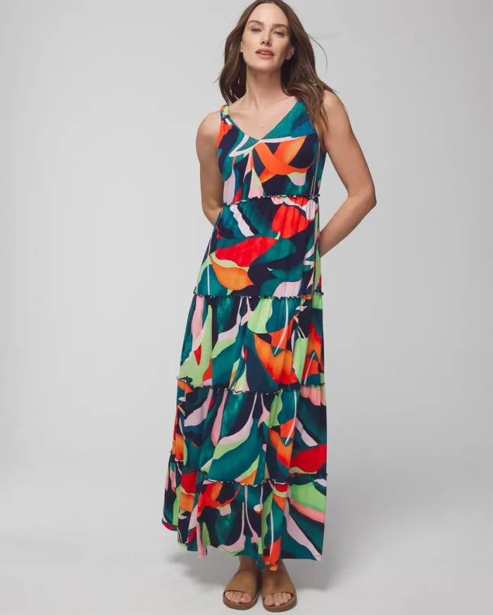 Soma Soft Jersey Tiered Maxi Bra Dress Isla Stripe Ink Blue Women Long Dresses Soma Soft Jersey Tiered Maxi Bra Dress Isla Stripe Ink Blue Women Long Dresses