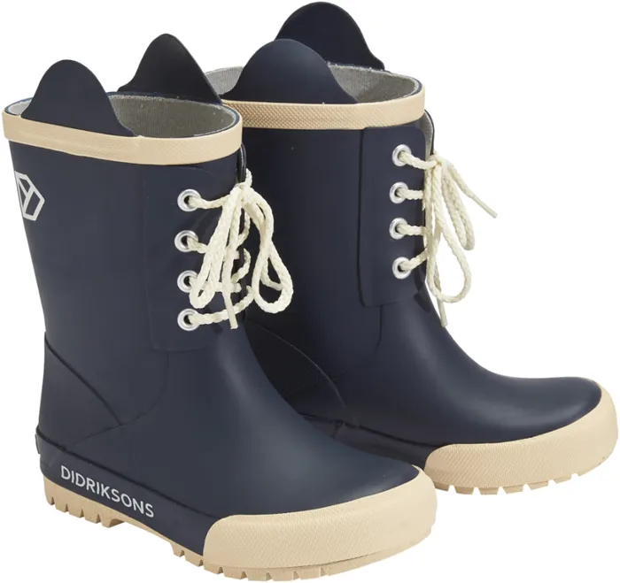 Splashman Kid039s Boots Navy Kids Didriksons Rubber Boots