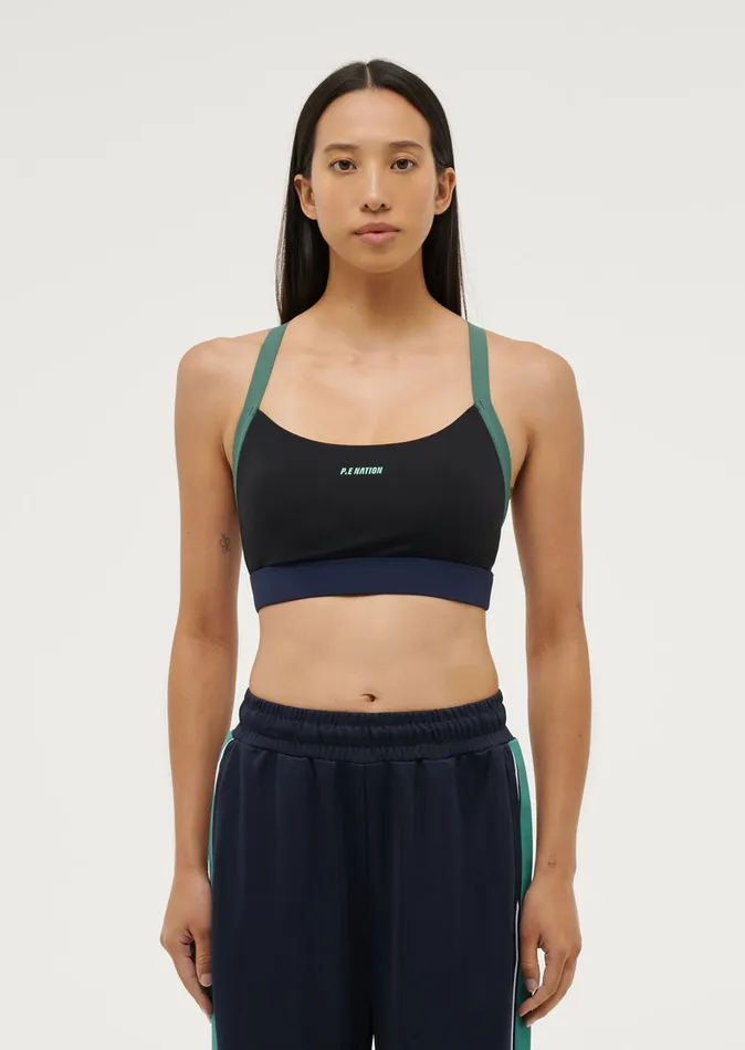 SportsBras TAKEOVER SPORTS BRA IN BLACK 8211 PE Nation Women