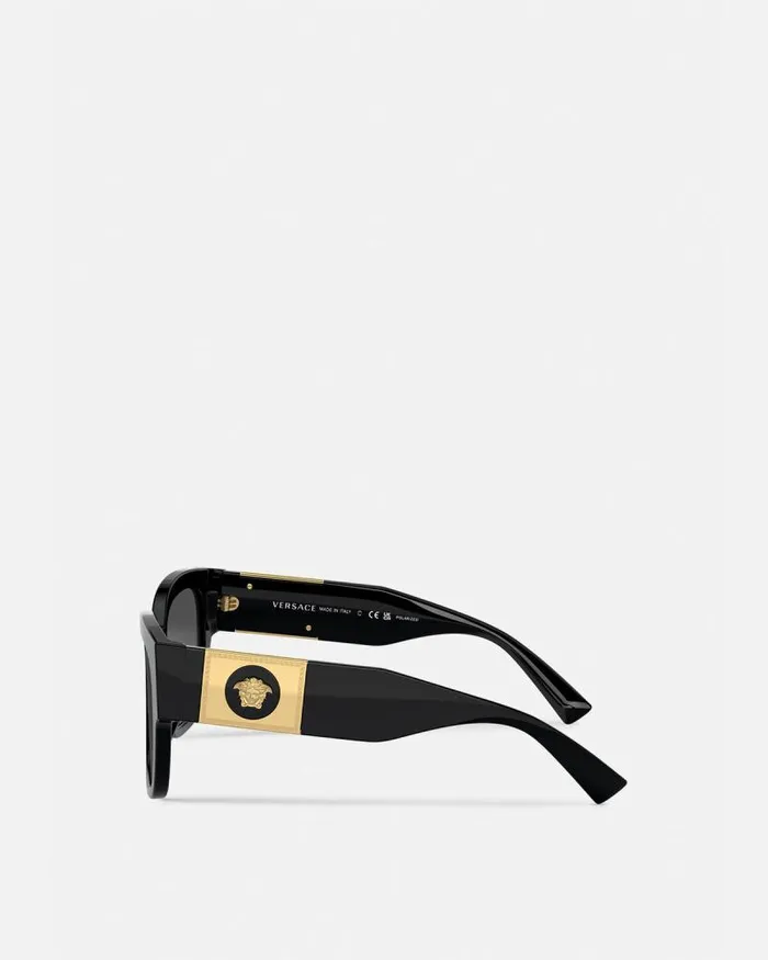 Squared Sunglasses Black Women Versace Sunglasses
