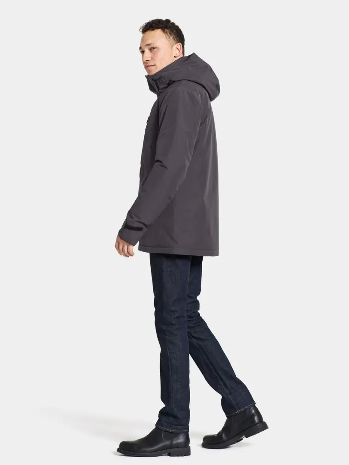 Stefan Jacket Black Men Didriksons Insulated Jackets