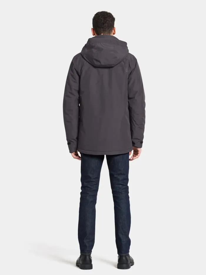 Stefan Jacket Black Men Didriksons Insulated Jackets