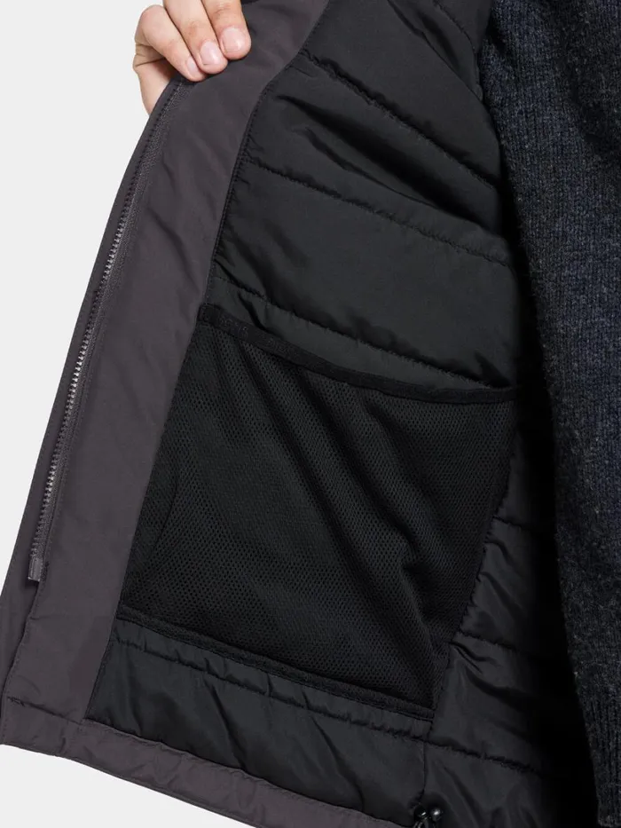 Stefan Jacket Black Men Didriksons Insulated Jackets