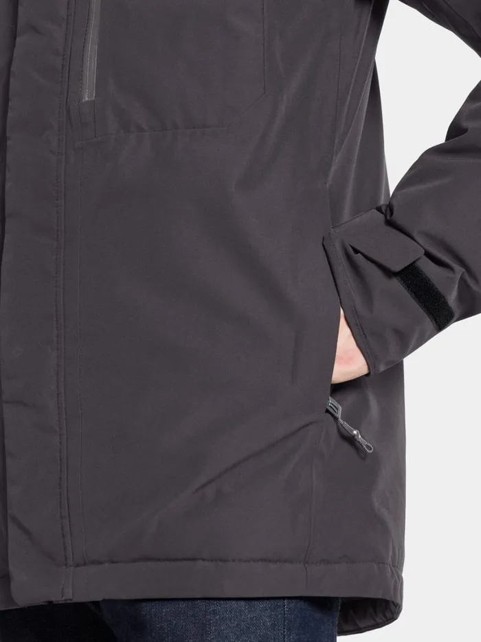 Stefan Jacket Black Men Didriksons Insulated Jackets