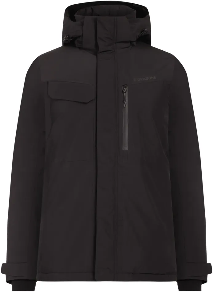 Stefan Jacket Black Men Didriksons Insulated Jackets
