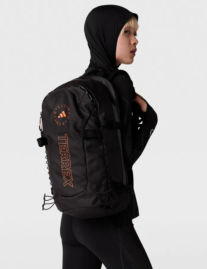 Stella McCartney Backpacks Women TERREX Backpack Blacksignal Orange Stella McCartney Backpacks Women TERREX Backpack Blacksignal Orange