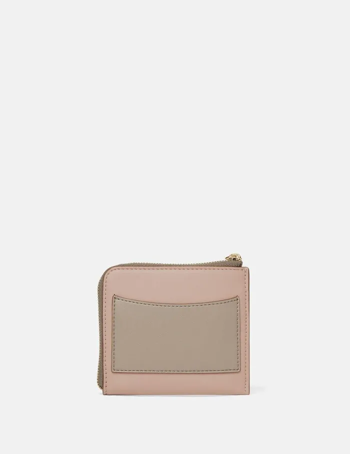 Stella McCartney Card Cases Women Logo Zip Cardholder Blush Stella McCartney Card Cases Women Logo Zip Cardholder Blush