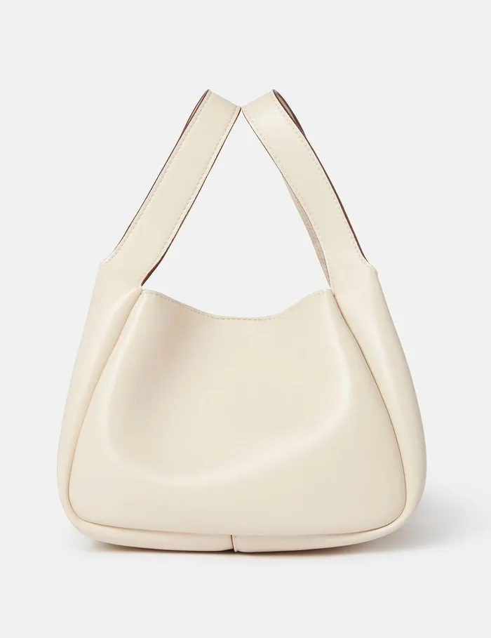 Stella McCartney Crossbody Bags Women Logo Double Top Handle Crossbody Bag Magnolia White Stella McCartney Crossbody Bags Women Logo Double Top Handle Crossbody Bag Magnolia White
