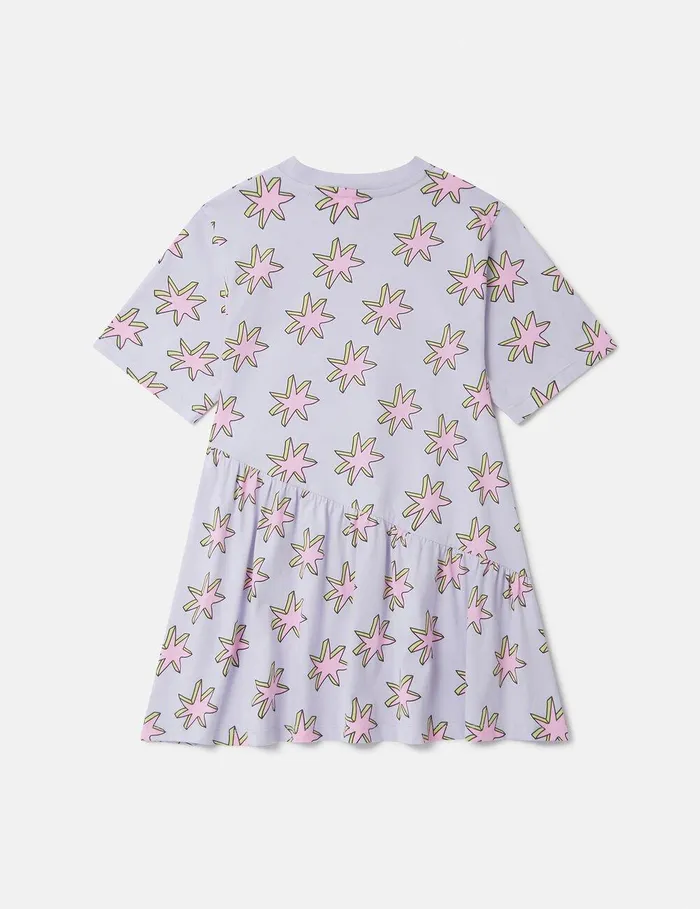Stella McCartney Dresses and Jumpsuits Kids Shooting Stars Asymmetric Dress Multicolor Lilac Stella McCartney Dresses and Jumpsuits Kids Shooting Stars Asymmetric Dress Multicolor Lilac