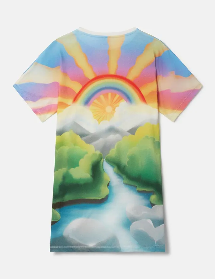 Stella McCartney Dresses and Jumpsuits Kids Smile Print TShirt Dress Multicolour Stella McCartney Dresses and Jumpsuits Kids Smile Print TShirt Dress Multicolour