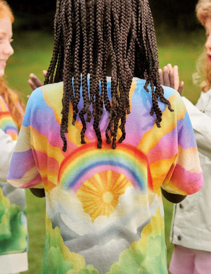 Stella McCartney Dresses and Jumpsuits Kids Smile Print TShirt Dress Multicolour Stella McCartney Dresses and Jumpsuits Kids Smile Print TShirt Dress Multicolour