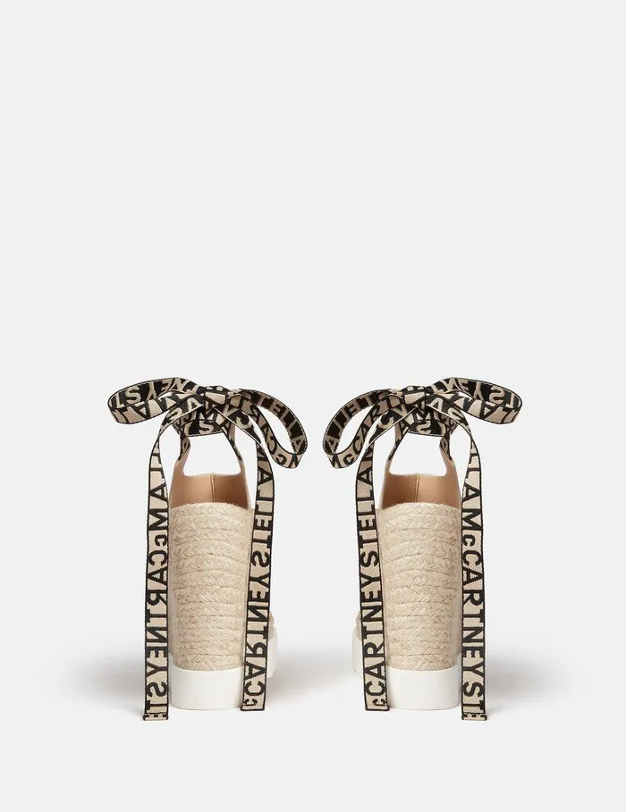 Stella McCartney Espadrilles Women Gaia Alter Mat Peeptoe Wedge Espadrilles Sand Stella McCartney Espadrilles Women Gaia Alter Mat Peeptoe Wedge Espadrilles Sand