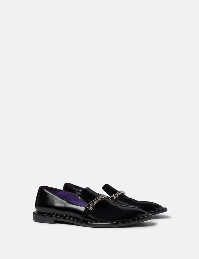Stella McCartney Flats Women Falabella Loafers Black Stella McCartney Flats Women Falabella Loafers Black