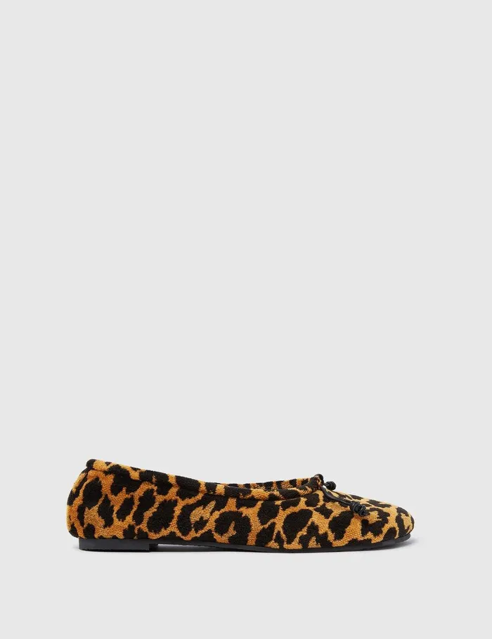 Stella McCartney Flats Women Ryder Leopard Ballet Flats Leopard Print