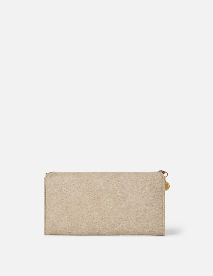 Stella McCartney Iconic Falabella Women Falabella Flap Continental Wallet Butter Cream Stella McCartney Iconic Falabella Women Falabella Flap Continental Wallet Butter Cream