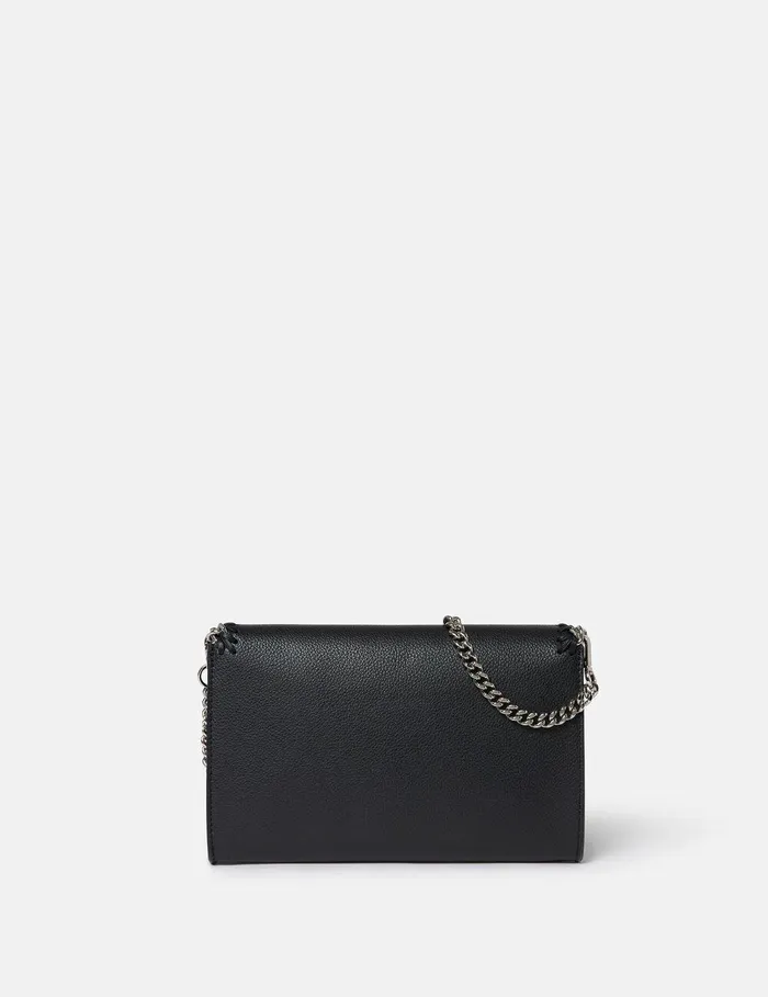 Stella McCartney Iconic Falabella Women Falabella MIRUM Wallet Crossbody Bag Black Stella McCartney Iconic Falabella Women Falabella MIRUM Wallet Crossbody Bag Black