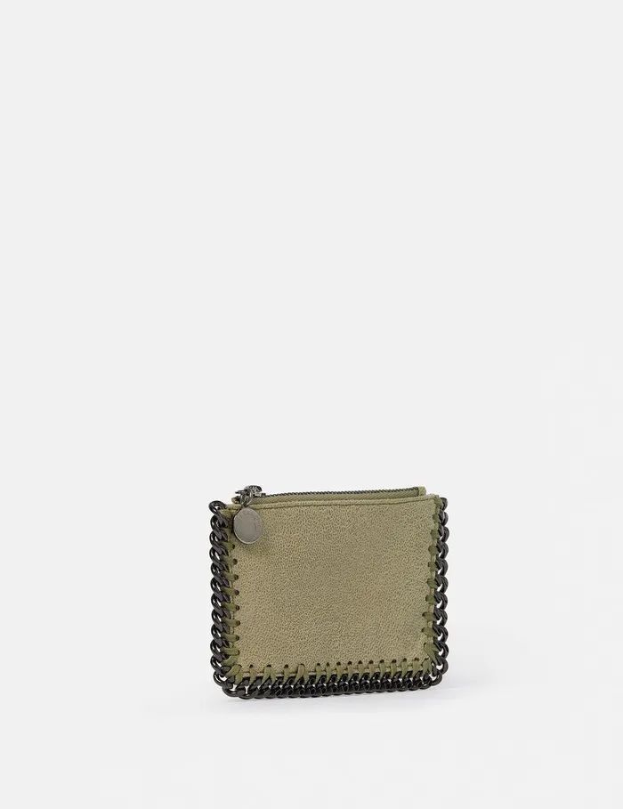 Stella McCartney Iconic Falabella Women Falabella Zipper Cardholder Clotted Cream Stella McCartney Iconic Falabella Women Falabella Zipper Cardholder Clotted Cream