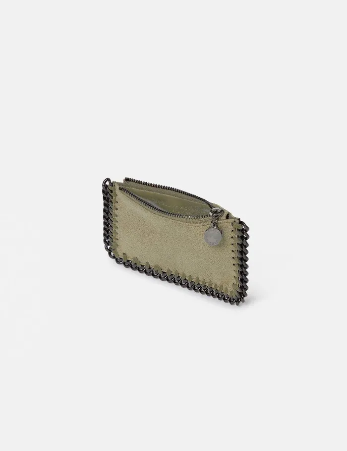 Stella McCartney Iconic Falabella Women Falabella Zipper Cardholder Clotted Cream Stella McCartney Iconic Falabella Women Falabella Zipper Cardholder Clotted Cream