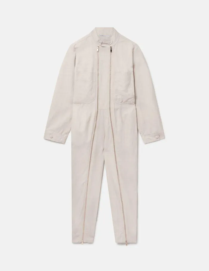 Stella McCartney Jumpsuits Women Stella Iconics Utility Jumpsuit Desert Beige