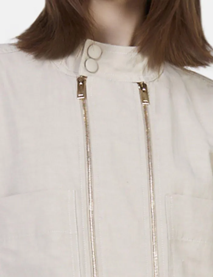 Stella McCartney Jumpsuits Women Stella Iconics Utility Jumpsuit Desert Beige Stella McCartney Jumpsuits Women Stella Iconics Utility Jumpsuit Desert Beige