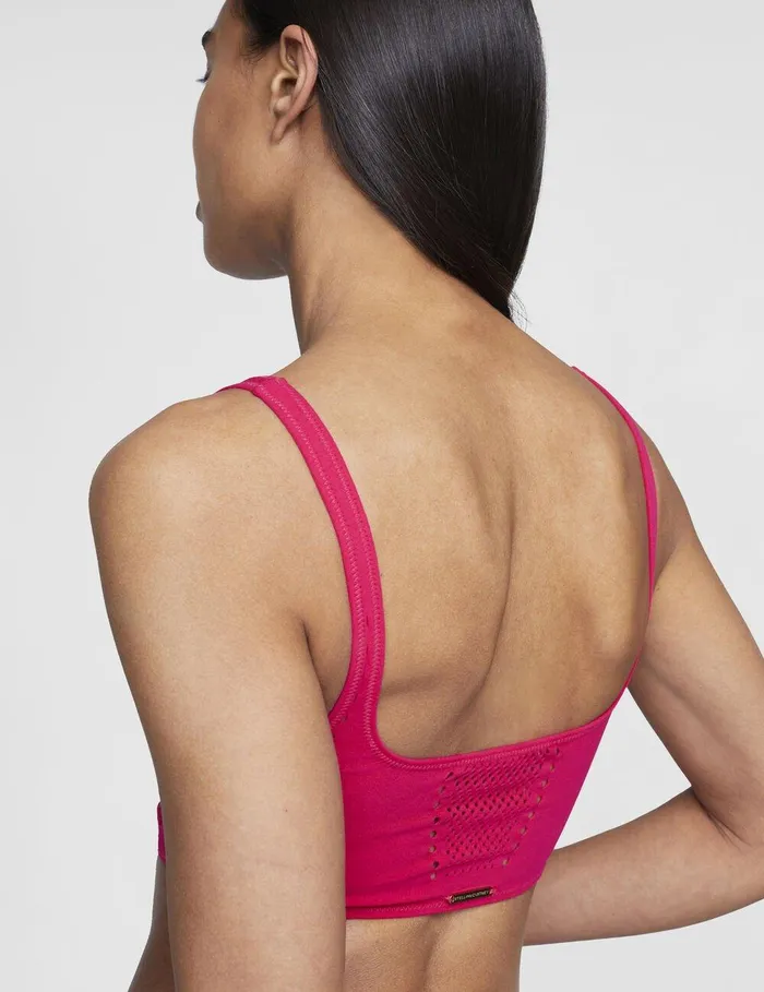 Stella McCartney Lingerie And Sleepwear Women Stellawear Crop Bra Hot Pink Stella McCartney Lingerie And Sleepwear Women Stellawear Crop Bra Hot Pink