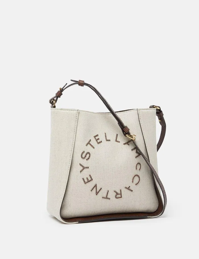 Stella McCartney Logo Bag Women Logo Crossbody Bag Birch White Stella McCartney Logo Bag Women Logo Crossbody Bag Birch White