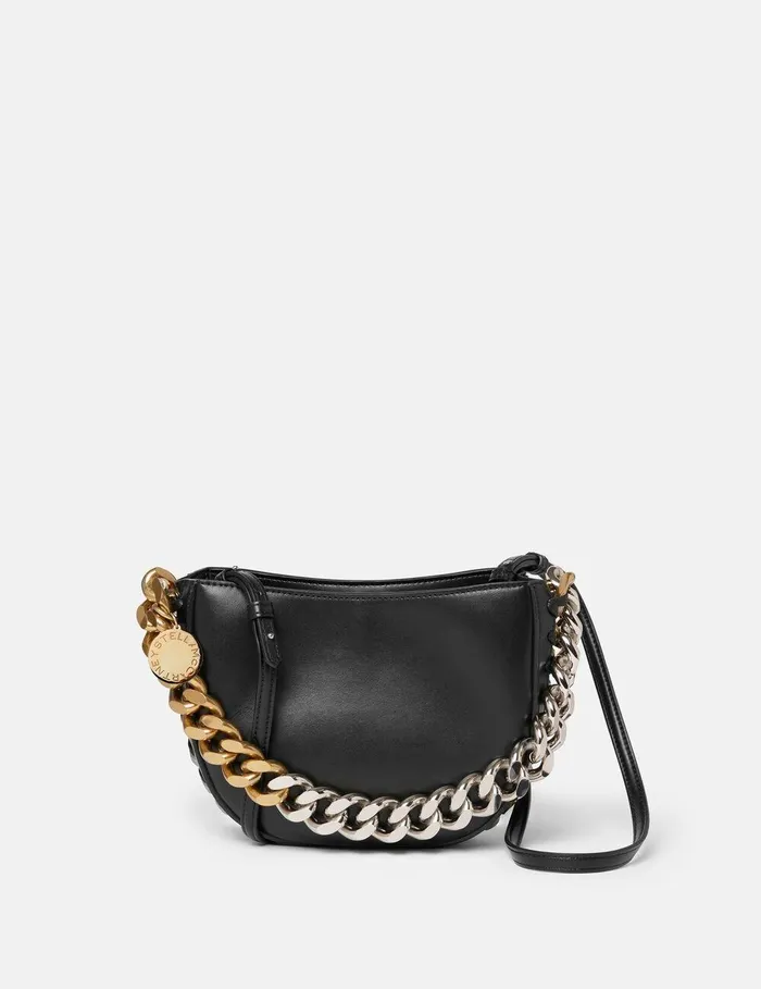 Stella McCartney Mini Bags And Clutches Women Frayme Small Shoulder Bag Black Stella McCartney Mini Bags And Clutches Women Frayme Small Shoulder Bag Black