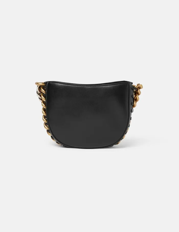 Stella McCartney Mini Bags And Clutches Women Frayme Small Shoulder Bag Black Stella McCartney Mini Bags And Clutches Women Frayme Small Shoulder Bag Black