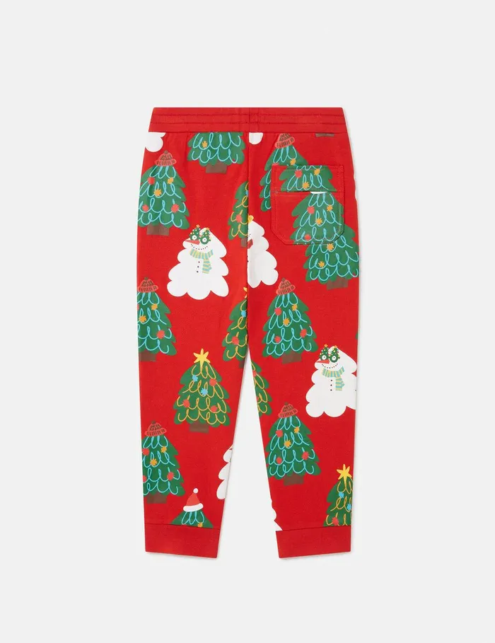 Stella McCartney Pants and Shorts Kids Christmas Tree Pattern Sweatshirt Red Stella McCartney Pants and Shorts Kids Christmas Tree Pattern Sweatshirt Red