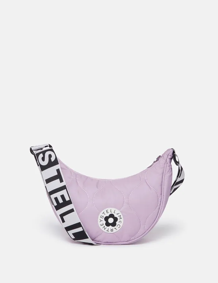 Stella McCartney Shoes And Bags Kids Logo Strap Crossbody Bag Lavender