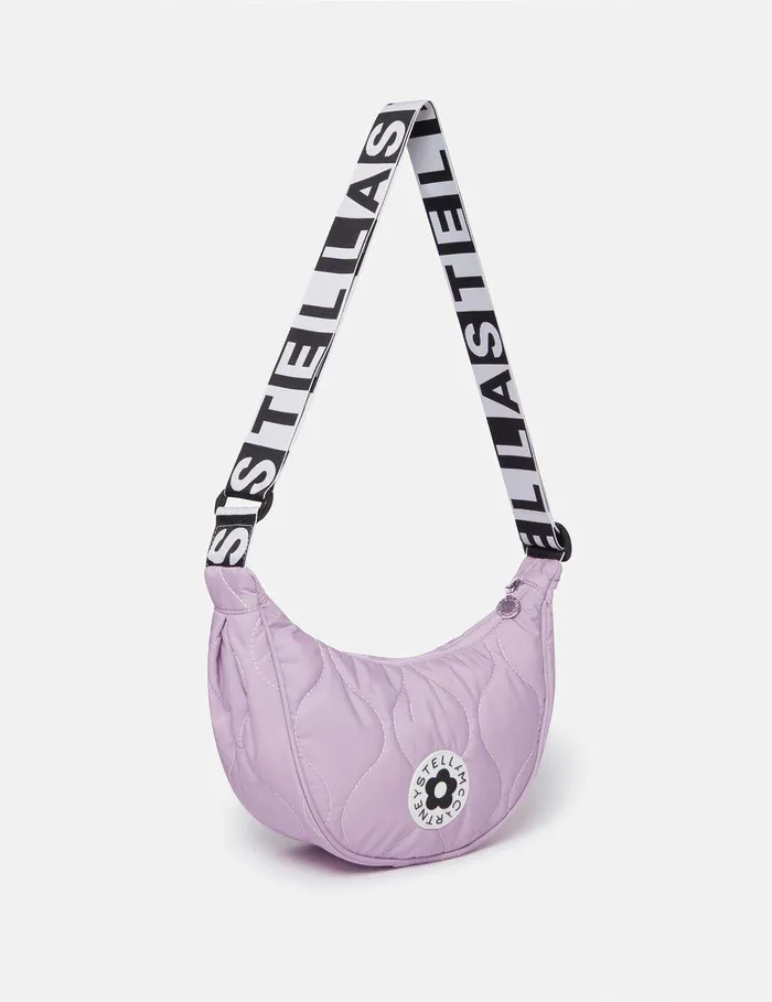 Stella McCartney Shoes And Bags Kids Logo Strap Crossbody Bag Lavender Stella McCartney Shoes And Bags Kids Logo Strap Crossbody Bag Lavender