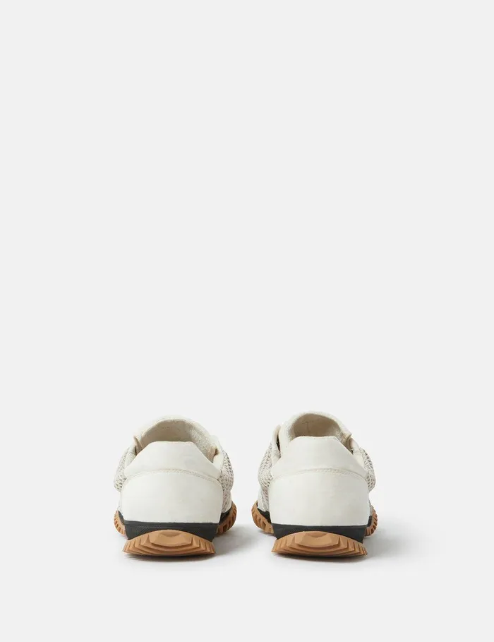 Stella McCartney Sneakers Women SWave Sport Mesh Paneled Sneakers Pure White Stella McCartney Sneakers Women SWave Sport Mesh Paneled Sneakers Pure White