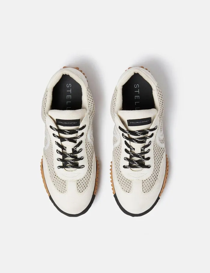 Stella McCartney Sneakers Women SWave Sport Mesh Paneled Sneakers Pure White Stella McCartney Sneakers Women SWave Sport Mesh Paneled Sneakers Pure White