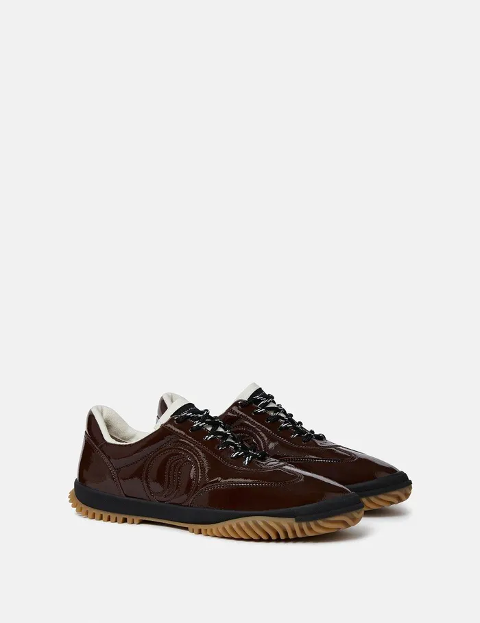 Stella McCartney Sneakers Women SWave Sport Paneled Sneakers Mocha Brown Stella McCartney Sneakers Women SWave Sport Paneled Sneakers Mocha Brown
