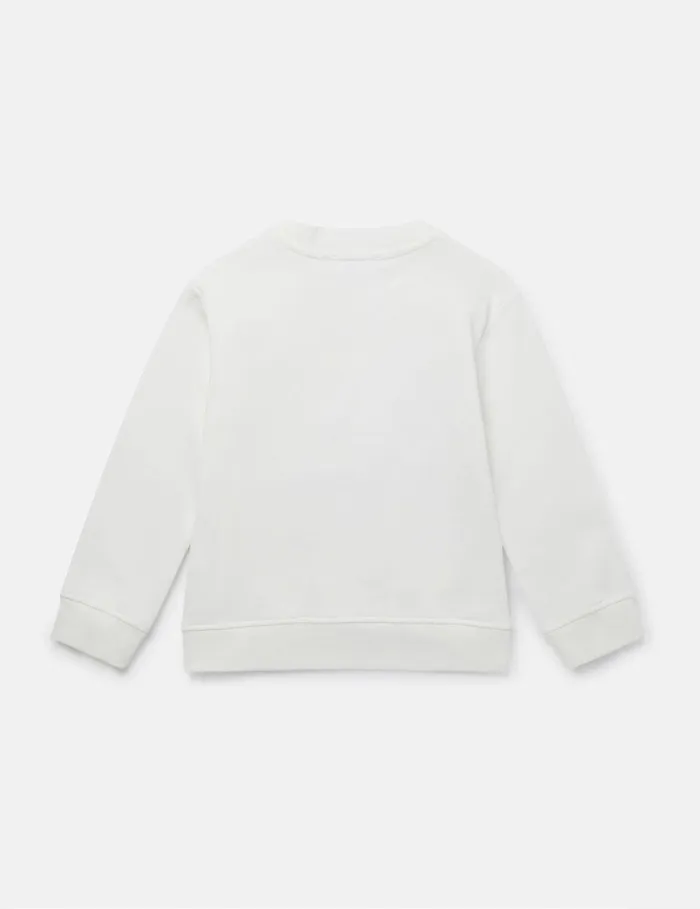 Stella McCartney Sweaters and Cardigans Kids Stella Graphic Sweatshirt Ivory Stella McCartney Sweaters and Cardigans Kids Stella Graphic Sweatshirt Ivory