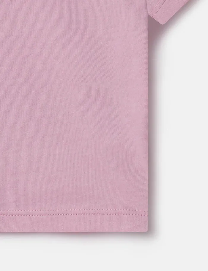 Stella McCartney Sweatshirt And TShirts Kids Medallion Logo Sunshine Sweatshirt Pink Stella McCartney Sweatshirt And TShirts Kids Medallion Logo Sunshine Sweatshirt Pink