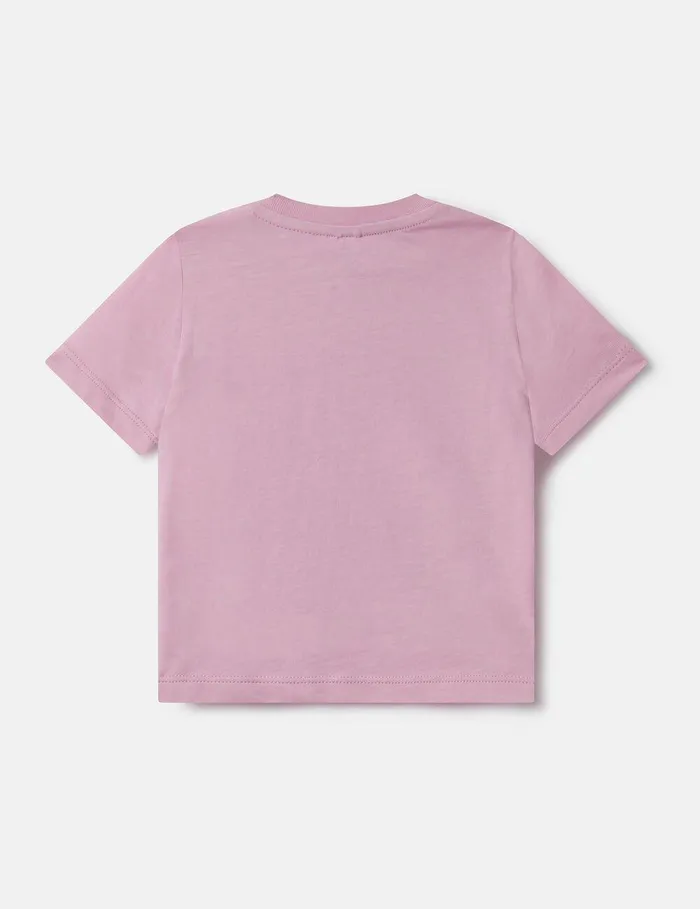 Stella McCartney Sweatshirt And TShirts Kids Medallion Logo Sunshine Sweatshirt Pink Stella McCartney Sweatshirt And TShirts Kids Medallion Logo Sunshine Sweatshirt Pink