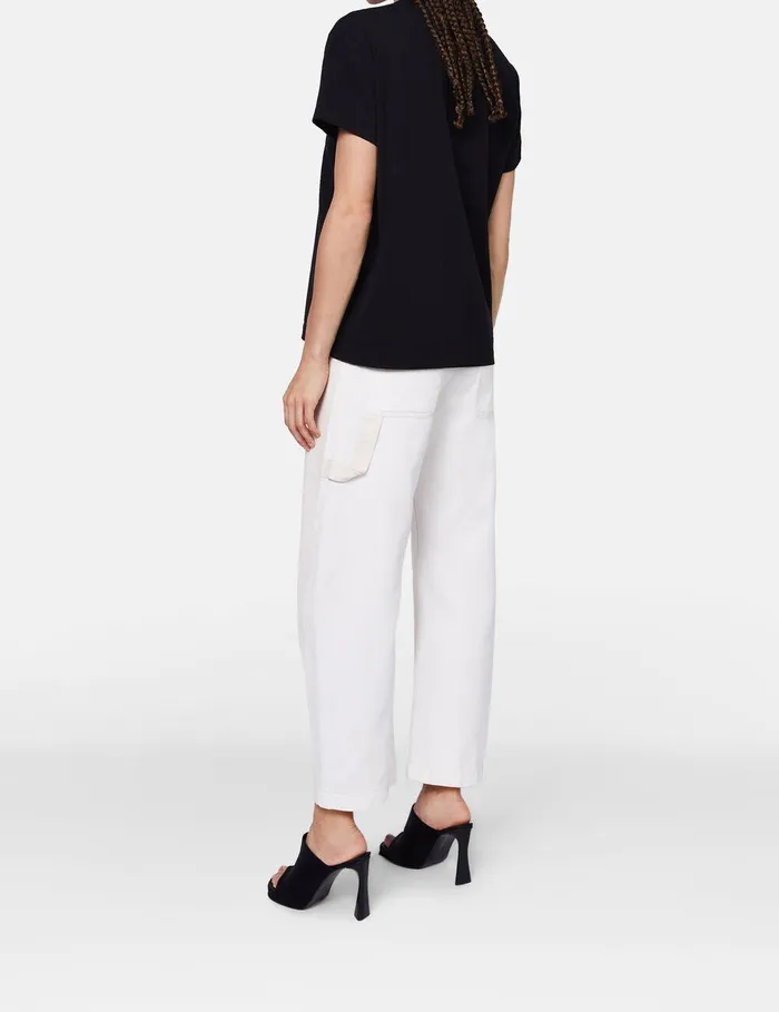 Stella McCartney Sweatshirts And TShirts Women Stella Iconics Love Logo TShirt Black Stella McCartney Sweatshirts And TShirts Women Stella Iconics Love Logo TShirt Black