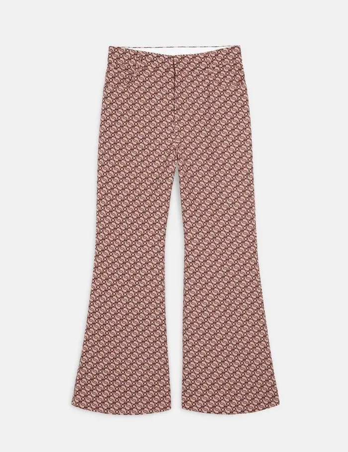 Stella McCartney Tailoring Women SWave Jacquard Tailored Trousers Hazelrose