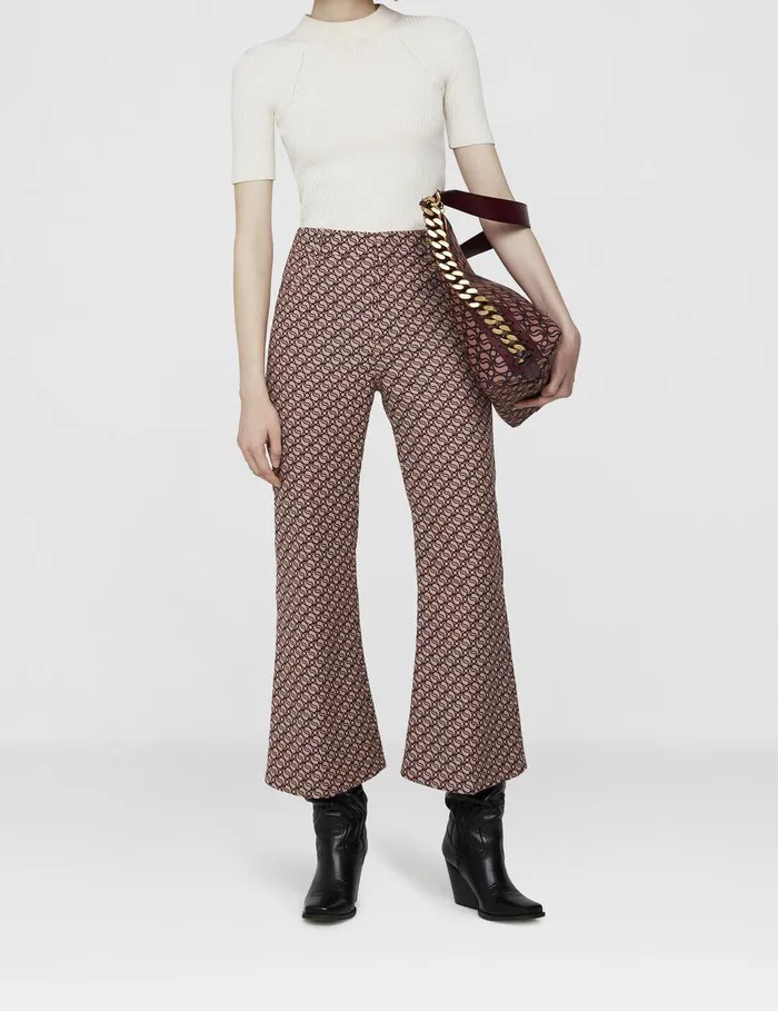 Stella McCartney Tailoring Women SWave Jacquard Tailored Trousers Hazelrose Stella McCartney Tailoring Women SWave Jacquard Tailored Trousers Hazelrose