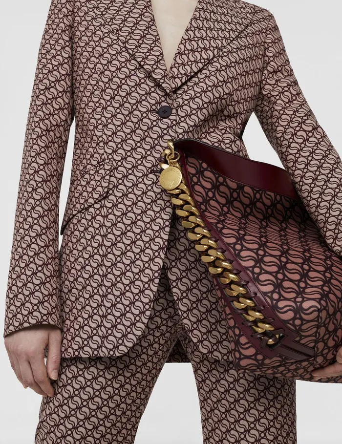 Stella McCartney Tailoring Women SWave Print SingleBreasted Blazer Hazelrose Stella McCartney Tailoring Women SWave Print SingleBreasted Blazer Hazelrose