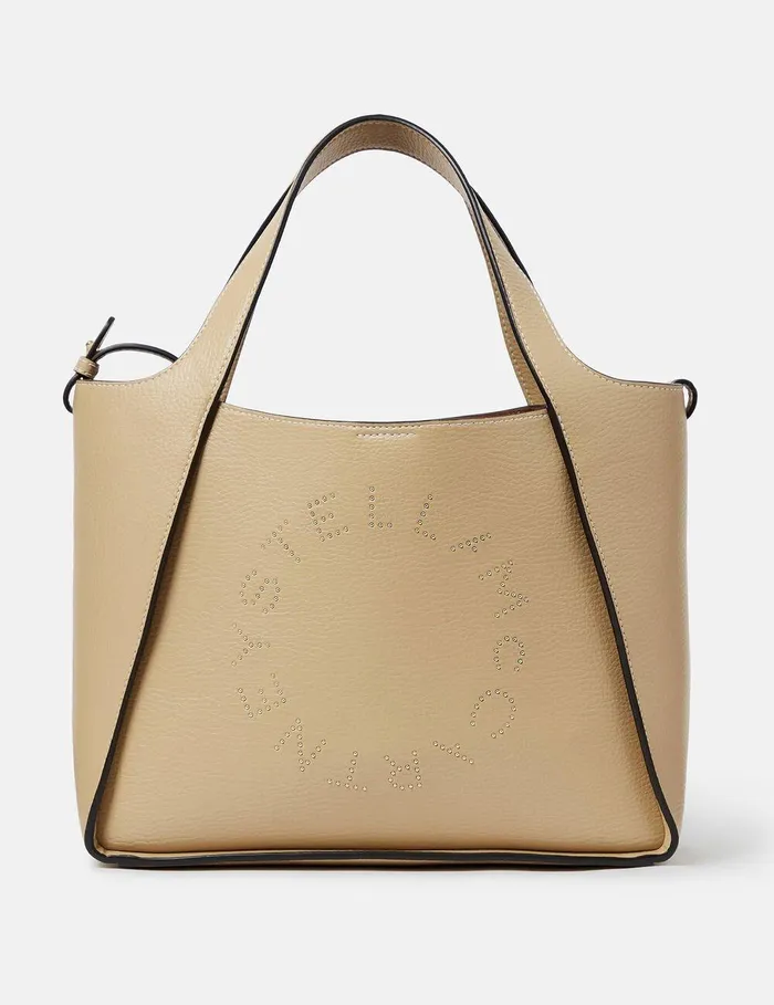 Stella McCartney TopHandle Bags Women Logo Top Handle Crossbody Tote Bag Butter Yellow Stella McCartney TopHandle Bags Women Logo Top Handle Crossbody Tote Bag Butter Yellow