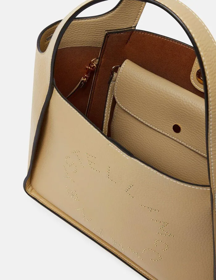 Stella McCartney TopHandle Bags Women Logo Top Handle Crossbody Tote Bag Butter Yellow Stella McCartney TopHandle Bags Women Logo Top Handle Crossbody Tote Bag Butter Yellow