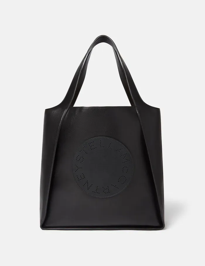 Stella McCartney TopHandle Bags Women Stella Logo Square Tote Bag Black