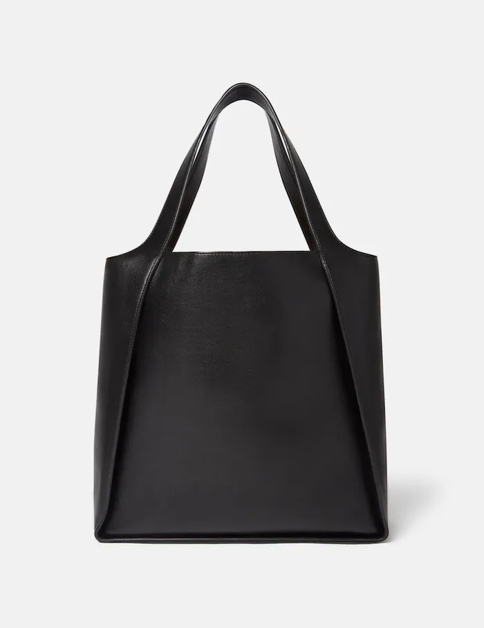 Stella McCartney TopHandle Bags Women Stella Logo Square Tote Bag Black Stella McCartney TopHandle Bags Women Stella Logo Square Tote Bag Black