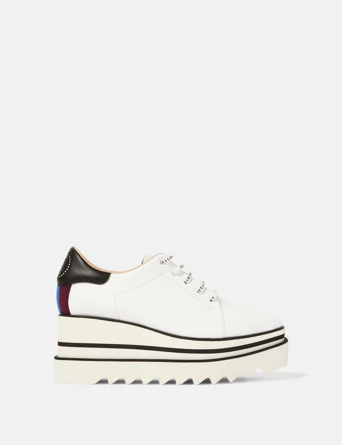 Stella McCartney Wedges Women SneakElyse Platform Shoes White